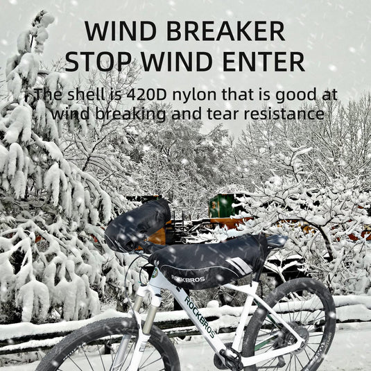ROCKBROS Thinsulate Windproof Thermal Mountain Bike Handlebar Mittens