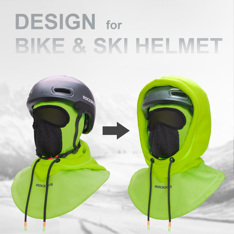 Load image into Gallery viewer, ROCKBROS Ski Balaclava Thermal Fleece Balaclava for Cold Weather Winter Men
