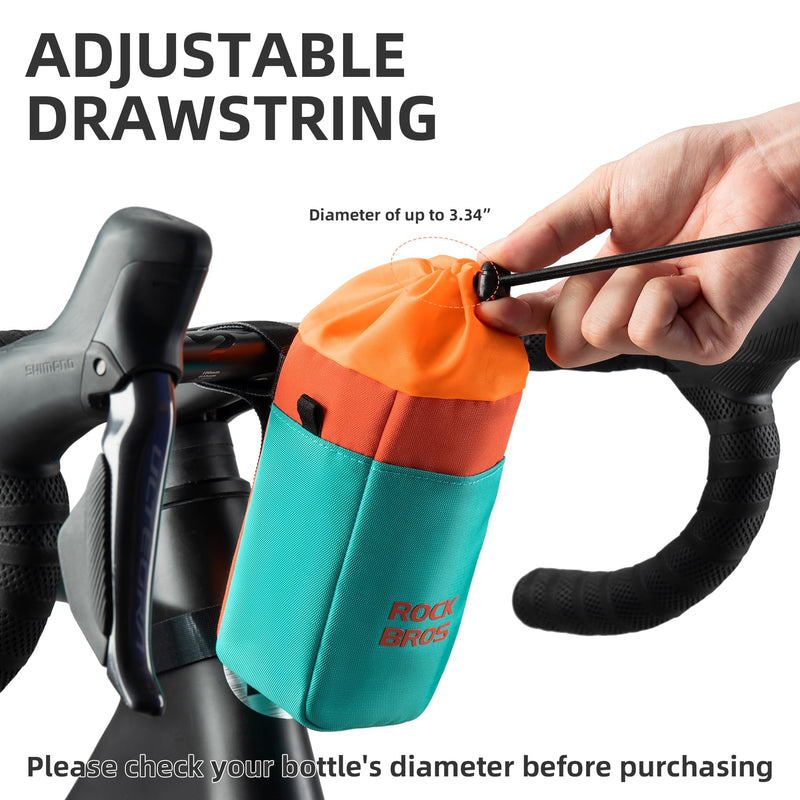 Load image into Gallery viewer, ROCKBROS Bike Cup Holder - Water Bottle Holder Bag with Pocket
