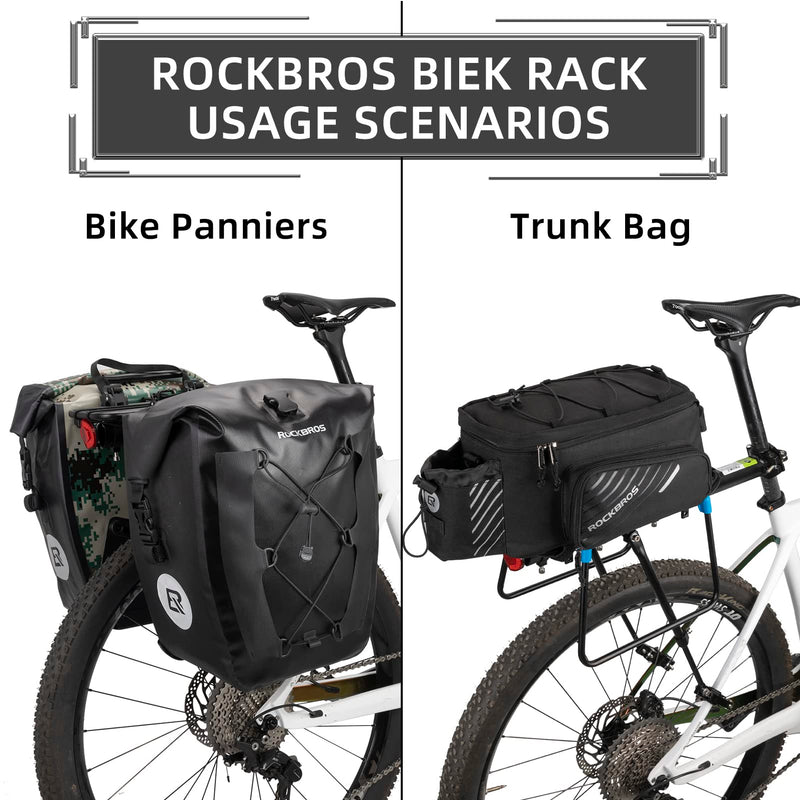 Load image into Gallery viewer, ROCKBROS Quick Release Rear Bike Rack, Aluminum Alloy Cargo Rack for Mountain Bikes
