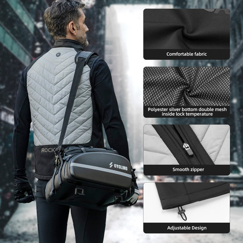 Load image into Gallery viewer, ROCKBROS Heated Vest – Fast Heating, 5 Zones, Unisex, Washable
