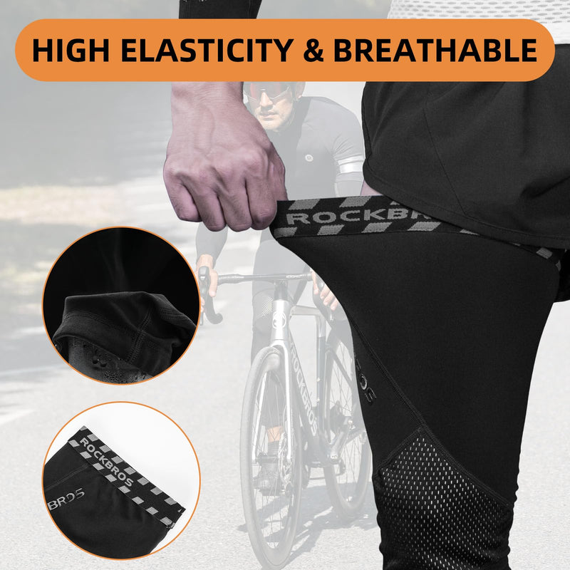 Load image into Gallery viewer, ROCKBROS Cycling Leg Warmers Thermal Long Leg Sleeves for Men Women Legwarmer
