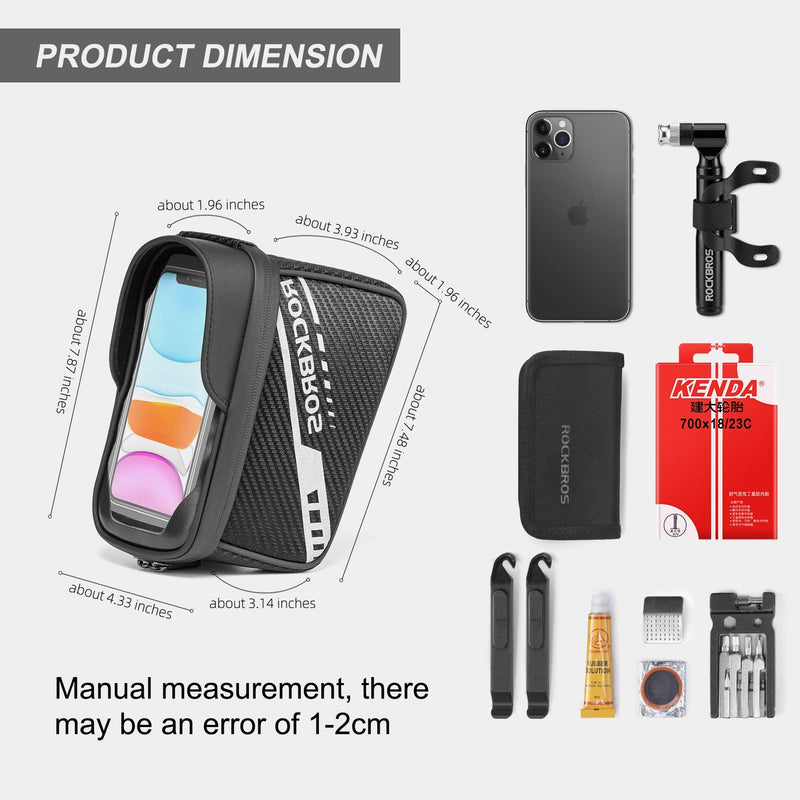 Load image into Gallery viewer, Bike Phone Frame Bag for Large Smartphones
