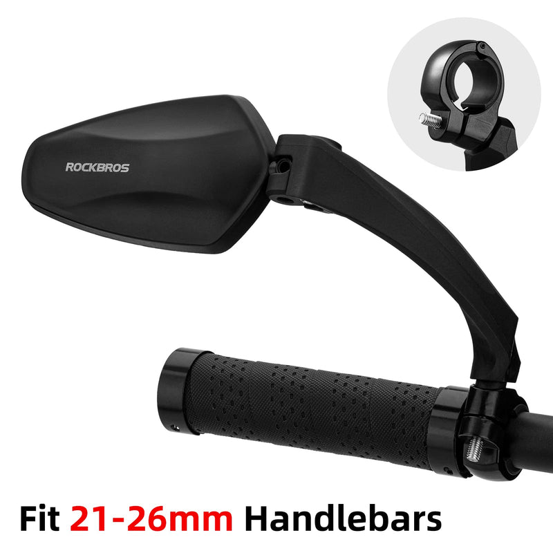 Load image into Gallery viewer, ROCKBROS Bike Handlebar Rear View Mirror with HD Anti-Glare Glass
