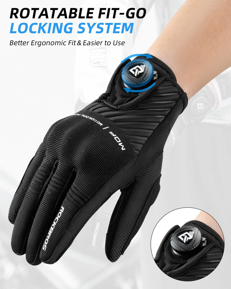 Load image into Gallery viewer, ROCKBROS Motorcycle Gloves for Men Women Touchscreen Hard Knuckles Breathable MTB
