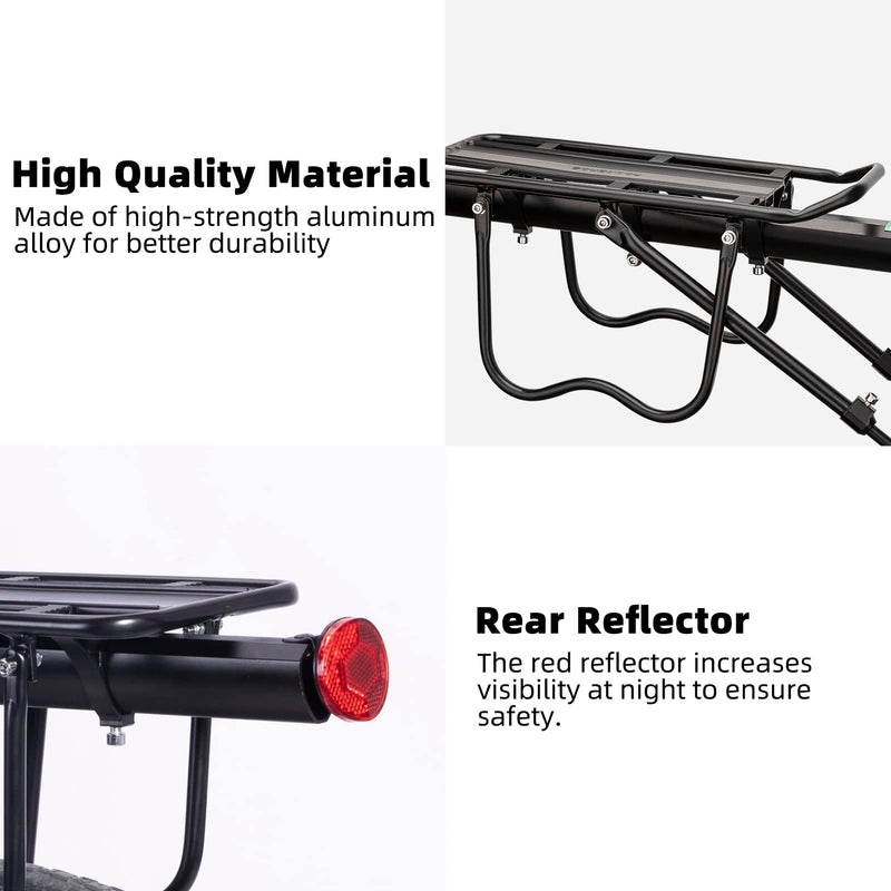 Load image into Gallery viewer, ROCKBROS Bike Cargo Rack Most 165lbs Capacity
