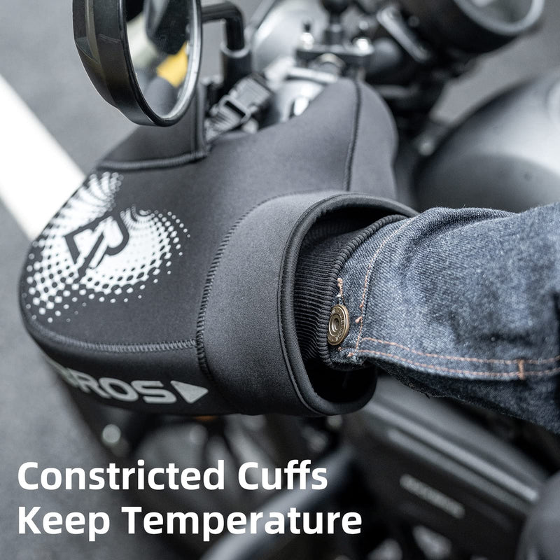 Load image into Gallery viewer, ROCKBROS Windproof Motorcycle Handlebar Muffs - Cold Weather Hand Warmers
