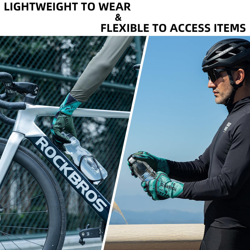 Load image into Gallery viewer, ROCKBROS Winter Cycling Gloves Men’s Thermal Windproof Full Finger MTB Gloves
