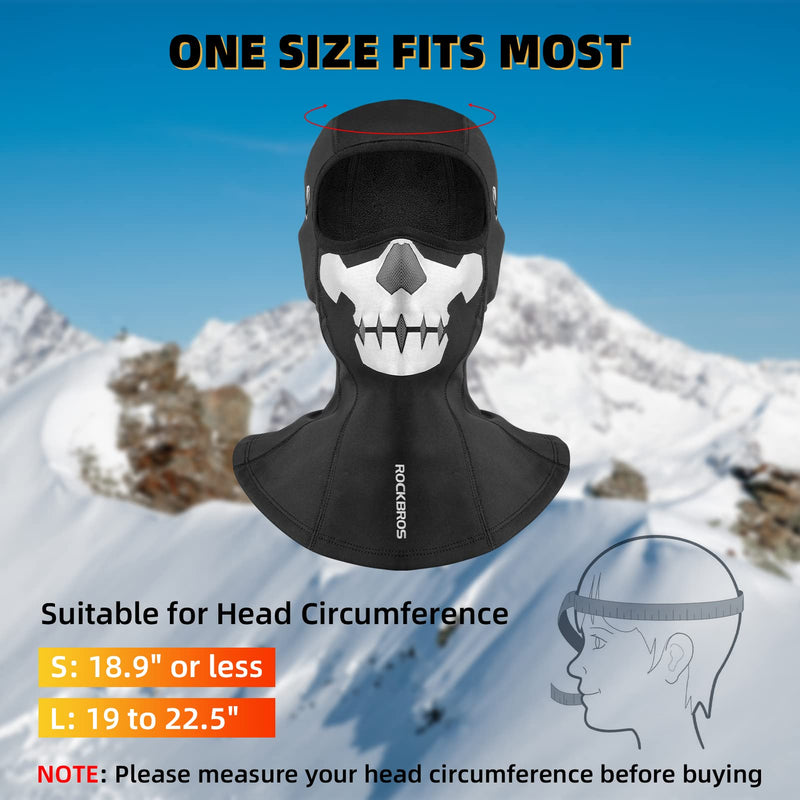 Load image into Gallery viewer, ROCKBROS Balaclava Ski Mask Full Face Winter Fleece Hood for Skiing Cycling
