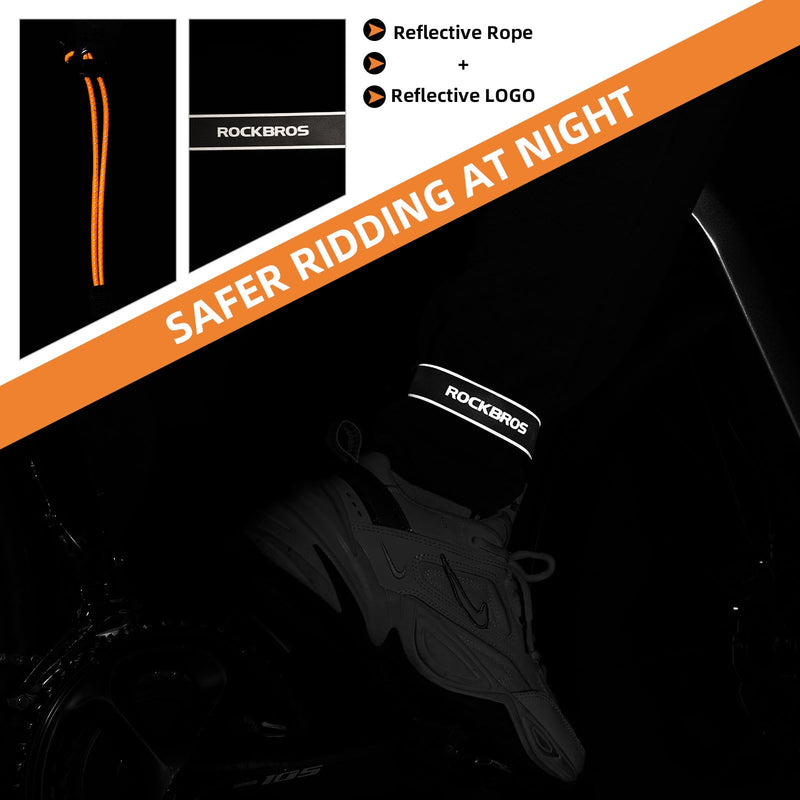 Load image into Gallery viewer, ROCKBROS Reflective Cycling Ankle Bands - Adjustable Pant Leg Straps
