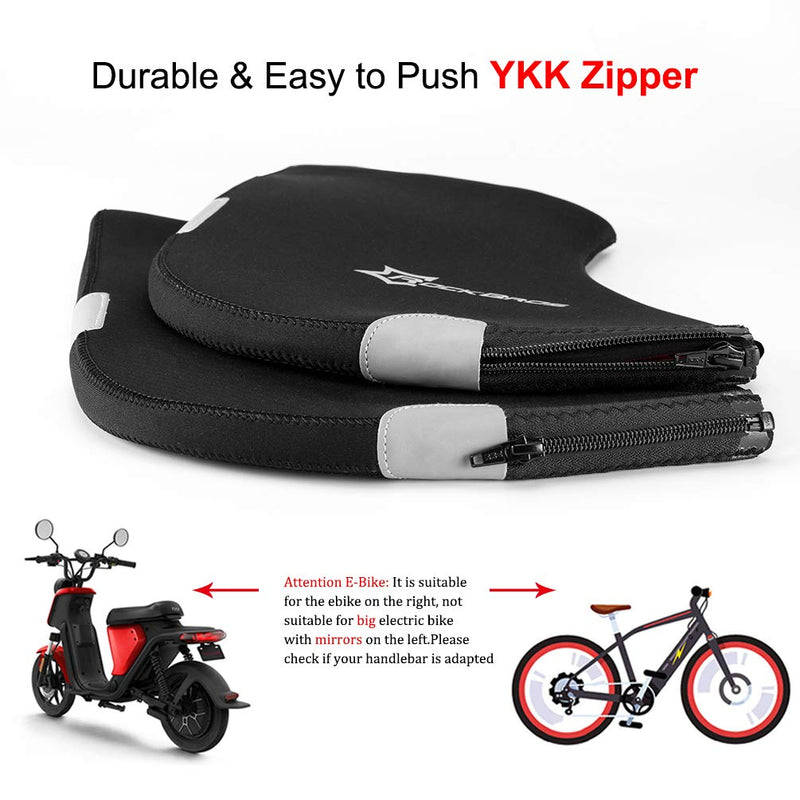 Load image into Gallery viewer, ROCKBROS Handlebar Mittens - Cold Weather Windproof MTB Bar Covers
