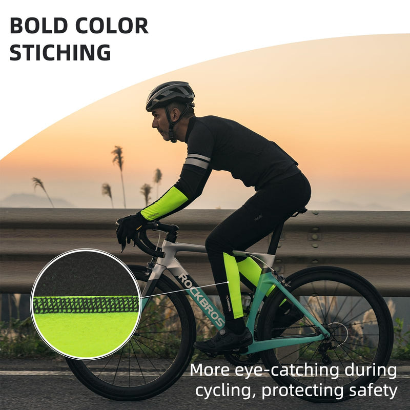 Load image into Gallery viewer, ROCKBROS Thermal Compression Leg Warmers for Men and Women, Full Leg Sleeves for Cycling
