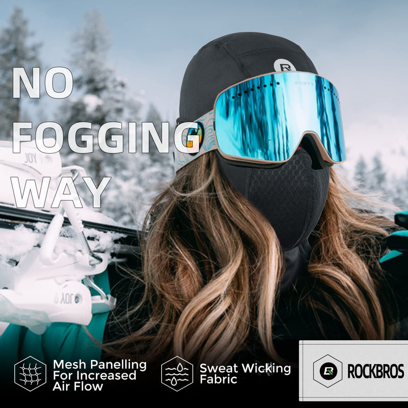 Load image into Gallery viewer, ROCKBROS Thermal Ski Mask, Windproof Fleece Balaclava for Cold Weather, Ski Face Mask for Men

