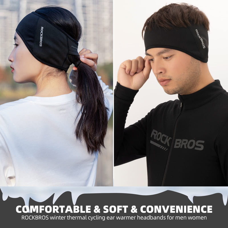 Load image into Gallery viewer, ROCKBROS Fleece Ear Warmers Headband for Men &amp; Women, Warm Ear Cover
