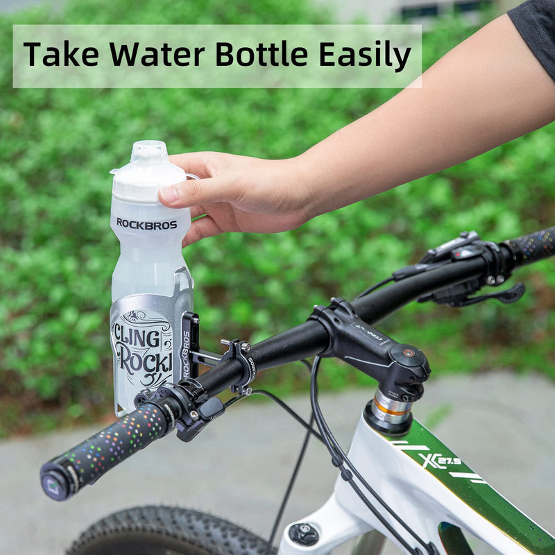 Load image into Gallery viewer, ROCKBROS 2-in-1 Bike Cup Holder Adjustable Bottle Cage for Handlebars &amp; Seat Post
