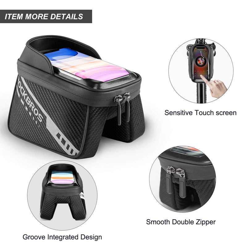Load image into Gallery viewer, Bike Phone Frame Bag for Large Smartphones
