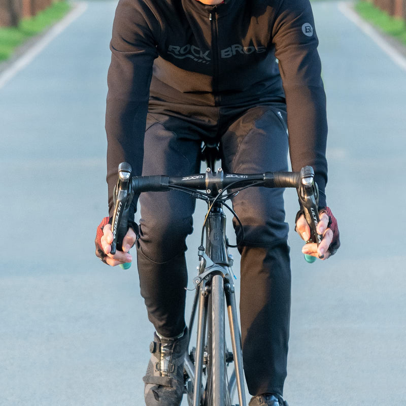Load image into Gallery viewer, ROCKBROS Winter Cycling Pants Warm Ergonomics Men's Windproof Thermal Bicycling Pants
