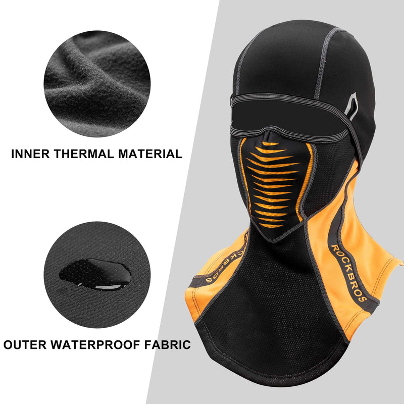 Load image into Gallery viewer, ROCKBROS Ski Mask Winter Balaclava Windproof Fleece Thermal Neck Gaiter
