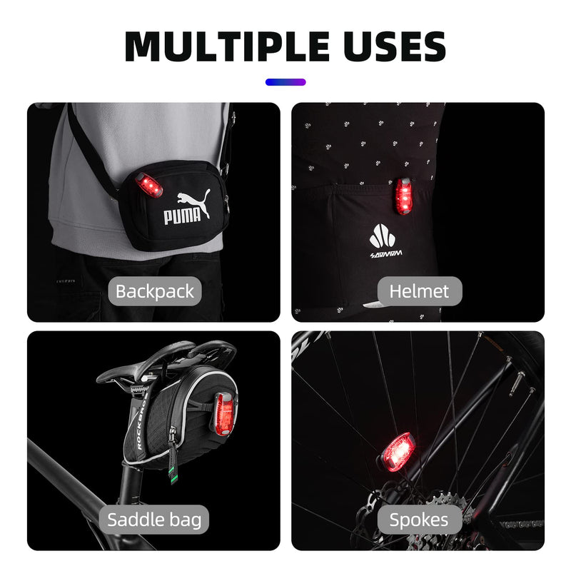 Load image into Gallery viewer, Clip-On Tail Light 3 Lighting Modes
