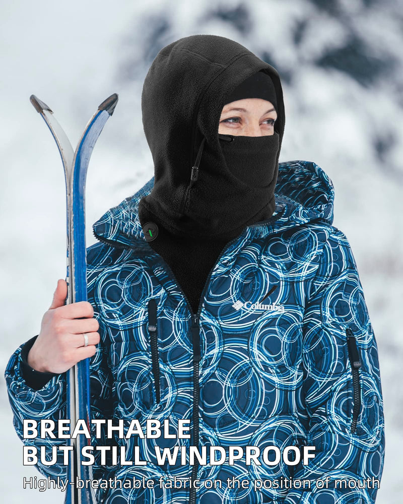 Load image into Gallery viewer, ROCKBROS Ski Mask Thermal Fleece Balaclava Winter Face Cover for Men Women
