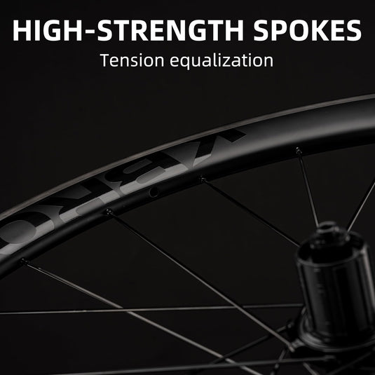 ROCKBROS 700c Carbon Fiber Disc Rim 38/50/65 mm  1.6-1.7 kg Clincher Wheelset