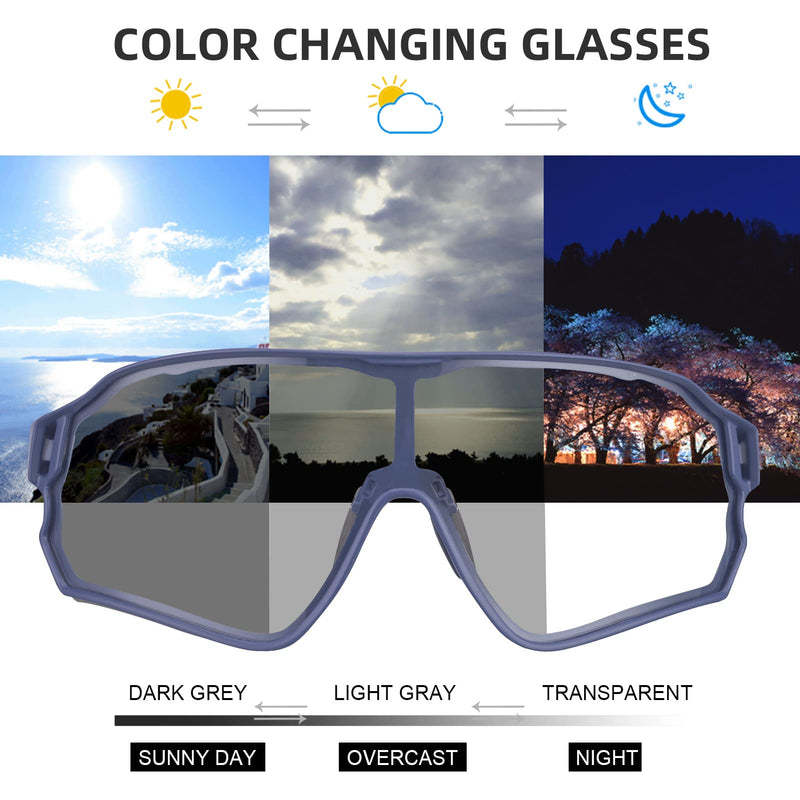 Load image into Gallery viewer, Thickened PC Lens Photochromic Sunglasses (UV400)
