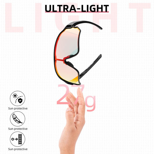 Thickened PC Lens Photochromic Sunglasses (UV400)