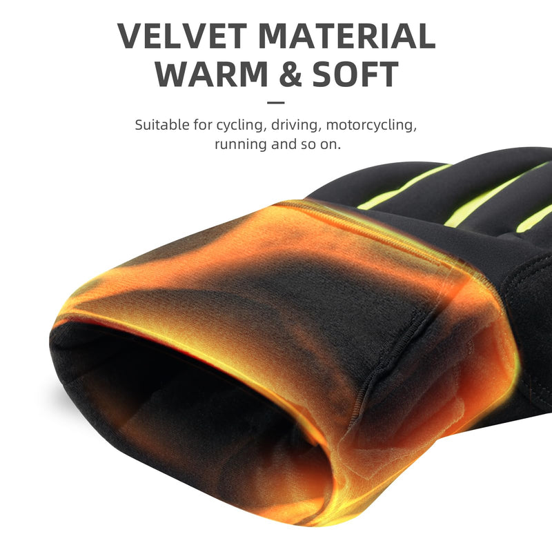 Load image into Gallery viewer, ROCKBROS Windproof Winter Cycling  Padded Thermal  Gloves for Men Women
