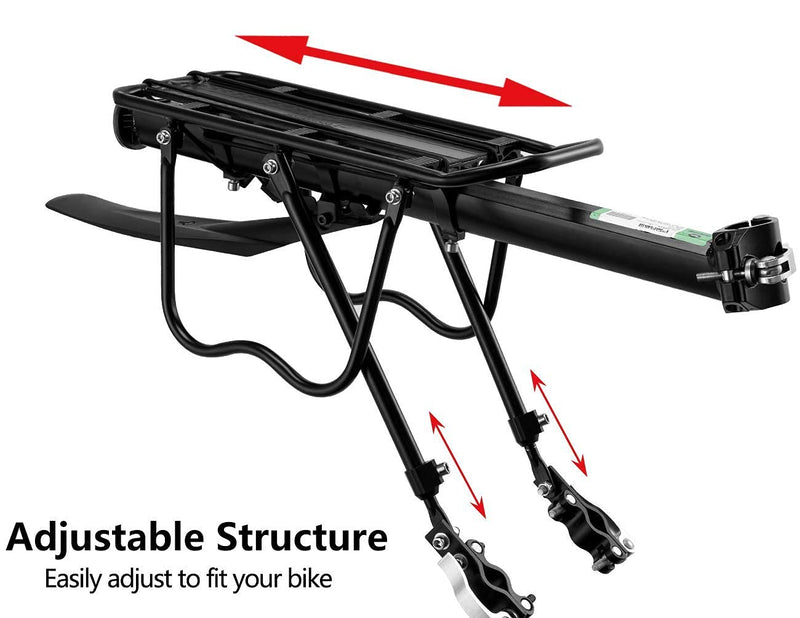 Load image into Gallery viewer, ROCKBROS Bike Cargo Rack Quick Release 110-165 lbs Capacity Universal Fit

