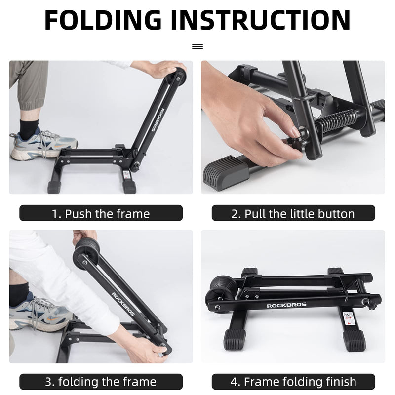 Load image into Gallery viewer, One-Second Foldable Push-In Bike Stand for 20"-29" Wheels
