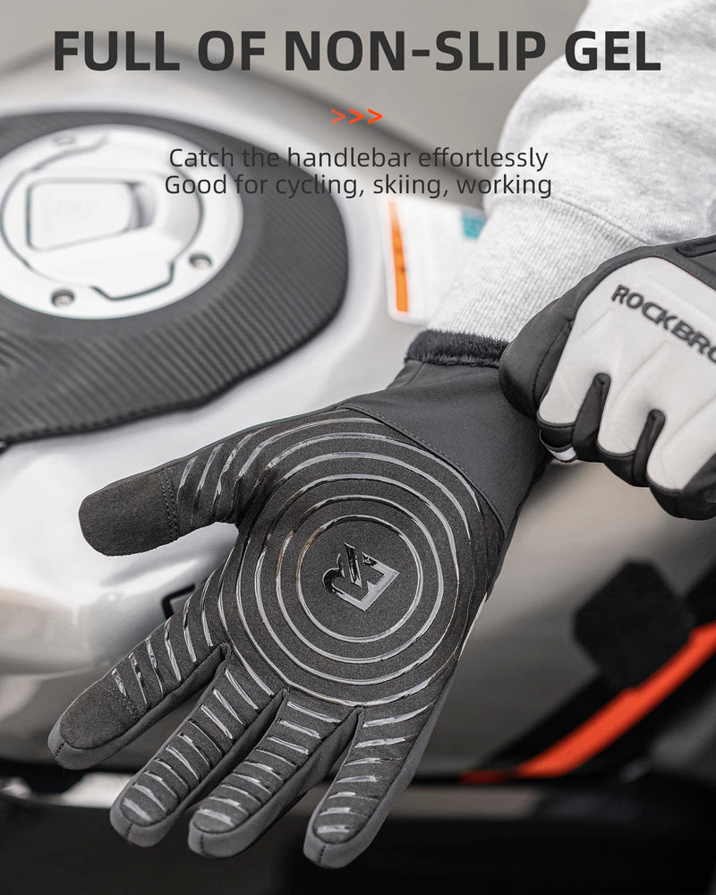 Load image into Gallery viewer, ROCKBROS Winter Cycling Thermal Running Ski Touchscreen Snow Gloves for Outdoor Sports
