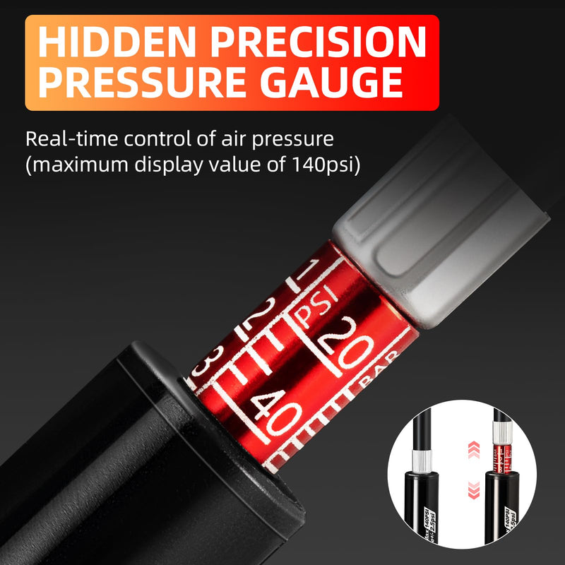 Load image into Gallery viewer, ROCKBROS Mini Portable Bike Pump with Hidden Gauge 220PSI
