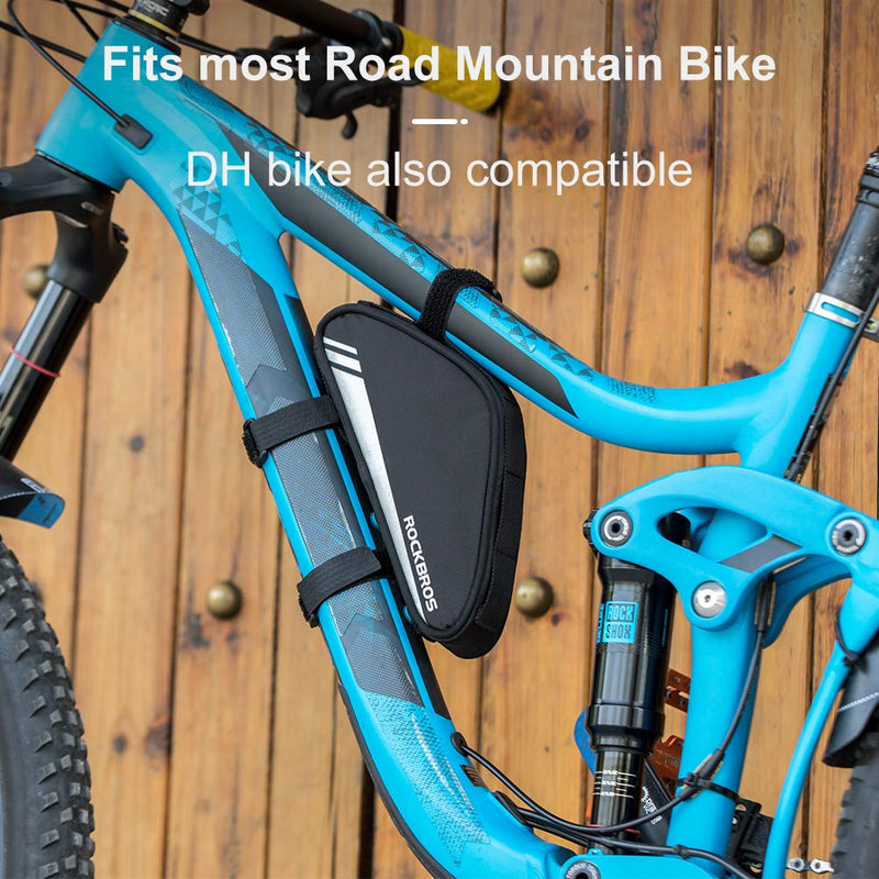 Load image into Gallery viewer, ROCKBROS Triangle Bike Frame Bag 0.7L Road &amp; Mountain Bike Storage Pouch
