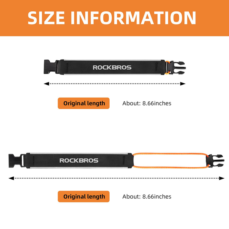 Load image into Gallery viewer, ROCKBROS Reflective Cycling Ankle Bands - Adjustable Pant Leg Straps
