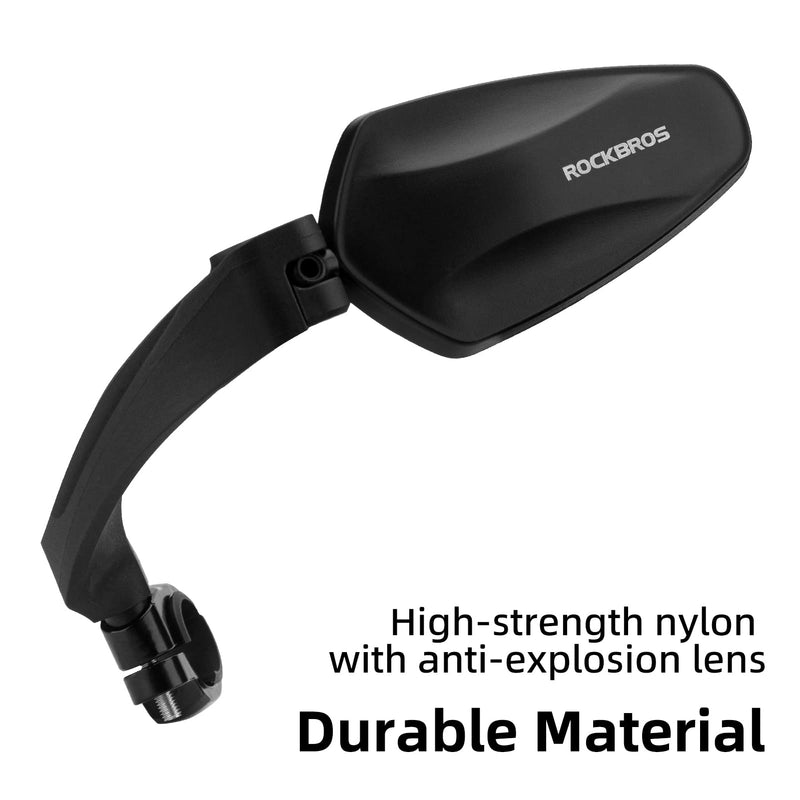 Load image into Gallery viewer, ROCKBROS Bike Handlebar Rear View Mirror with HD Anti-Glare Glass
