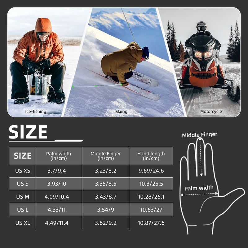Load image into Gallery viewer, ROCKBROS Winter Thermal Cycling Warm Windproof Anti-Slip Gloves Touchscreen for Men Women

