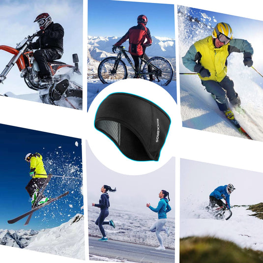 ROCKBROS Fleece Ear Warmers Headband for Men & Women, Warm Ear Cover