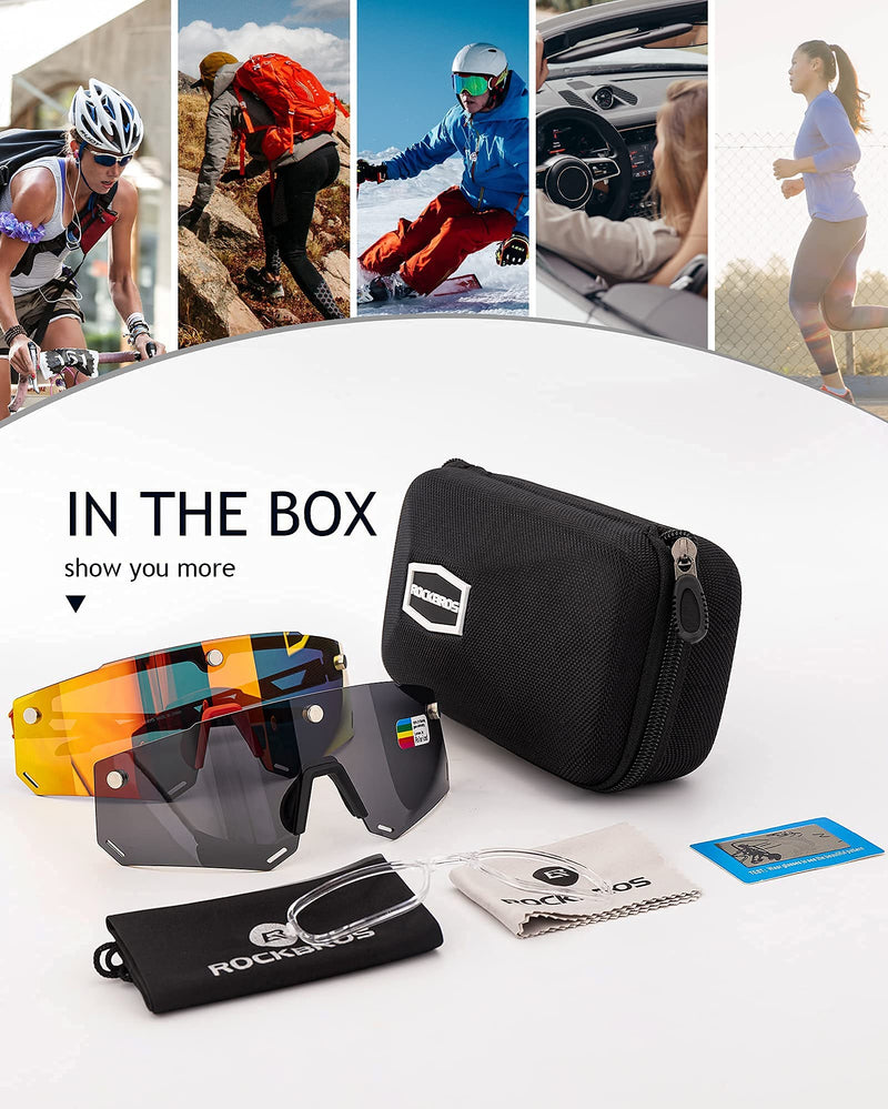 Load image into Gallery viewer, Unisex Polarized Cycling Glasses with 2 Replaceable Lenses
