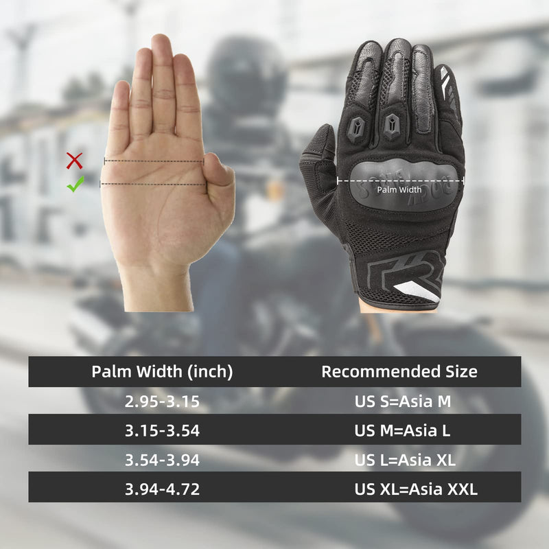 Load image into Gallery viewer, ROCKBROS Summer Motorcycle Gloves - Breathable, Touchscreen Hard Knuckle Gloves for Men Women
