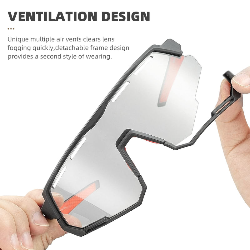 Load image into Gallery viewer, Polarized Photochromic Cycling Goggles (2-Lens Kit)
