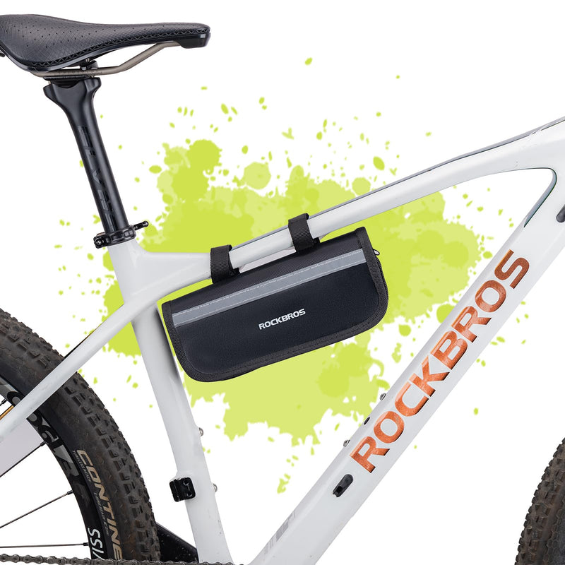 Load image into Gallery viewer, ROCKBROS Bike Tool Kit with Tire Pump, Multi-Function Tool, Patches, Portable Repair Bag
