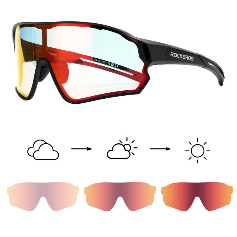 Load image into Gallery viewer, Thickened PC Lens Photochromic Sunglasses (UV400)
