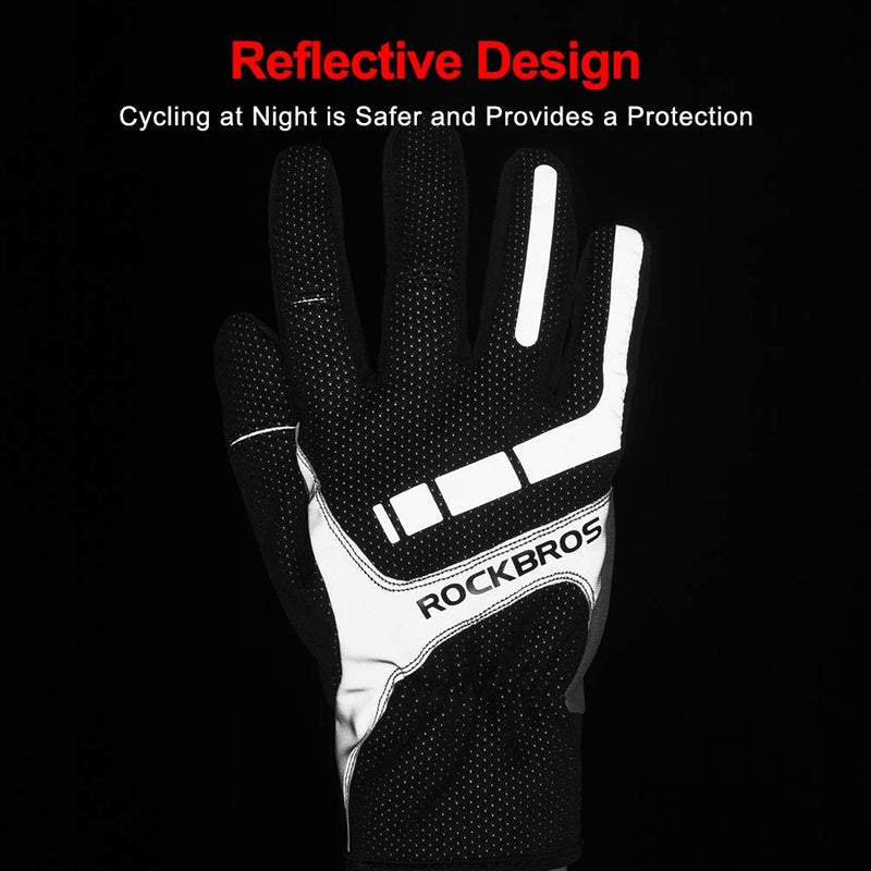 Load image into Gallery viewer, ROCKBROS Full Finger Cycling Gloves for Men, Motorcycle and Mountain Bike Gloves
