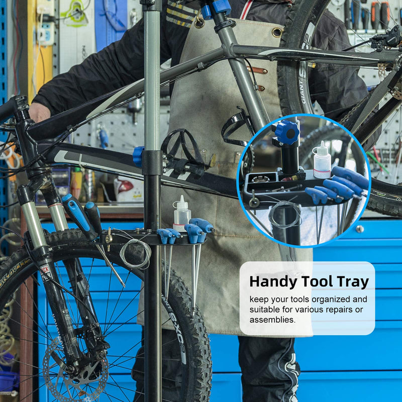 Load image into Gallery viewer, Height-Adjustable Bike Repair Stand for Home Maintenance

