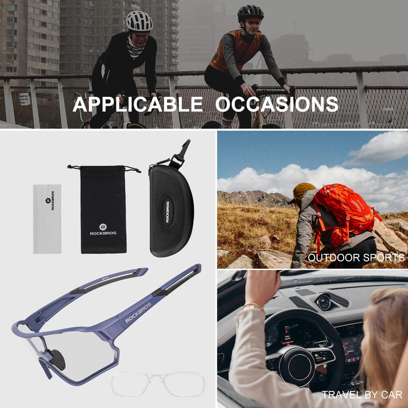 Load image into Gallery viewer, Thickened PC Lens Photochromic Sunglasses (UV400)
