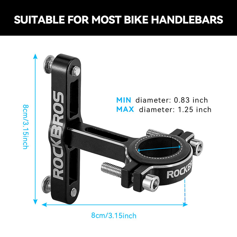 Load image into Gallery viewer, ROCKBROS 2-in-1 Bike Cup Holder Adjustable Bottle Cage for Handlebars &amp; Seat Post
