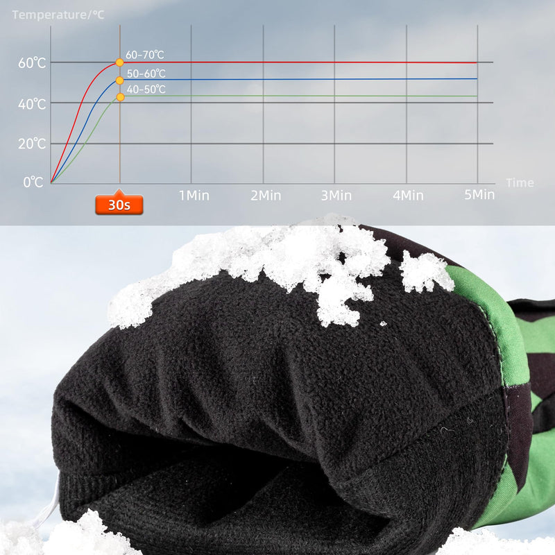 Load image into Gallery viewer, ROCKBROS Heated Gloves, Rechargeable Winter Touchscreen Hand Warmers for Men  Women
