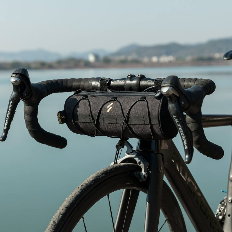 Load image into Gallery viewer, ROCKBROS Small Handlebar Bag Handy Front Bike Storage Pouch with Shoulder Strap Ideal
