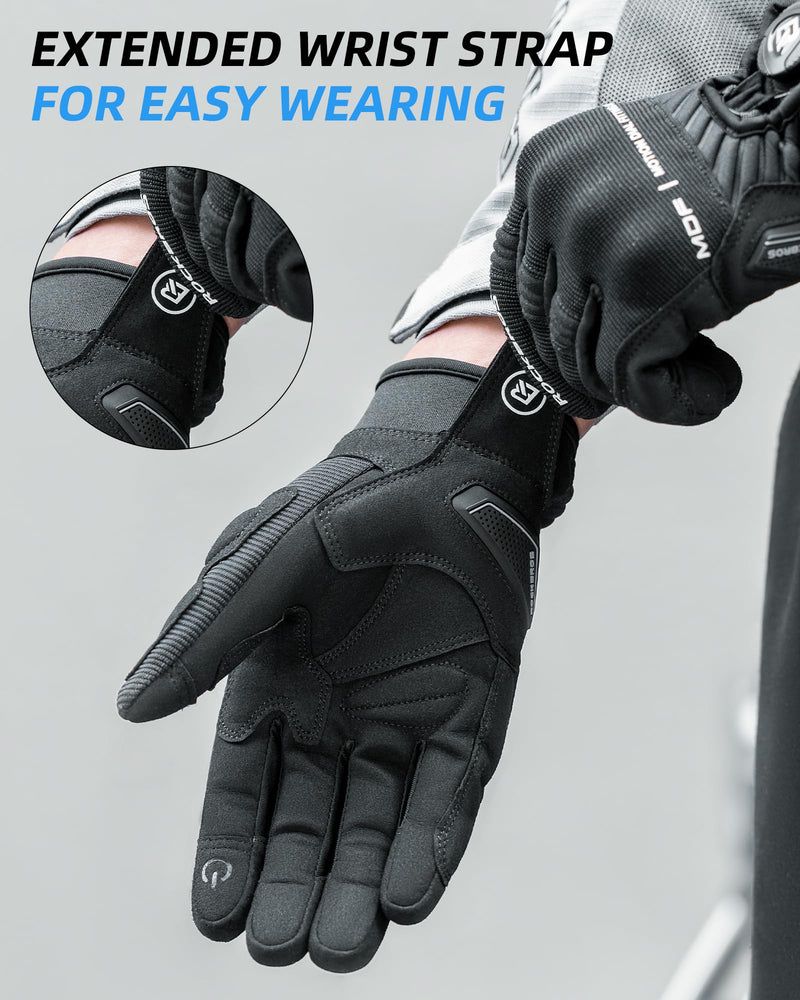 Load image into Gallery viewer, ROCKBROS Motorcycle Gloves for Men Women Touchscreen Hard Knuckles Breathable MTB
