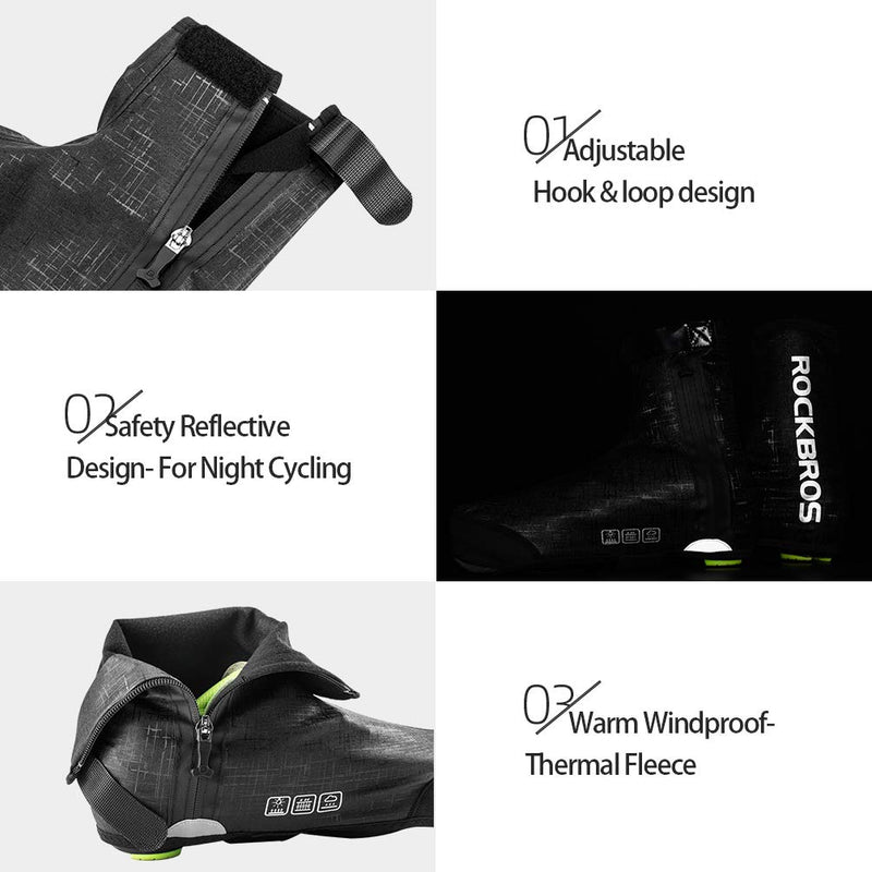 Load image into Gallery viewer, ROCKBROS Thermal Windproof Bike Shoe Covers for Mountain  Road
